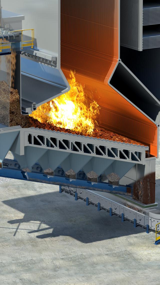Dry bottom ash handling system for Biomass to Energy Boilers Magaldi